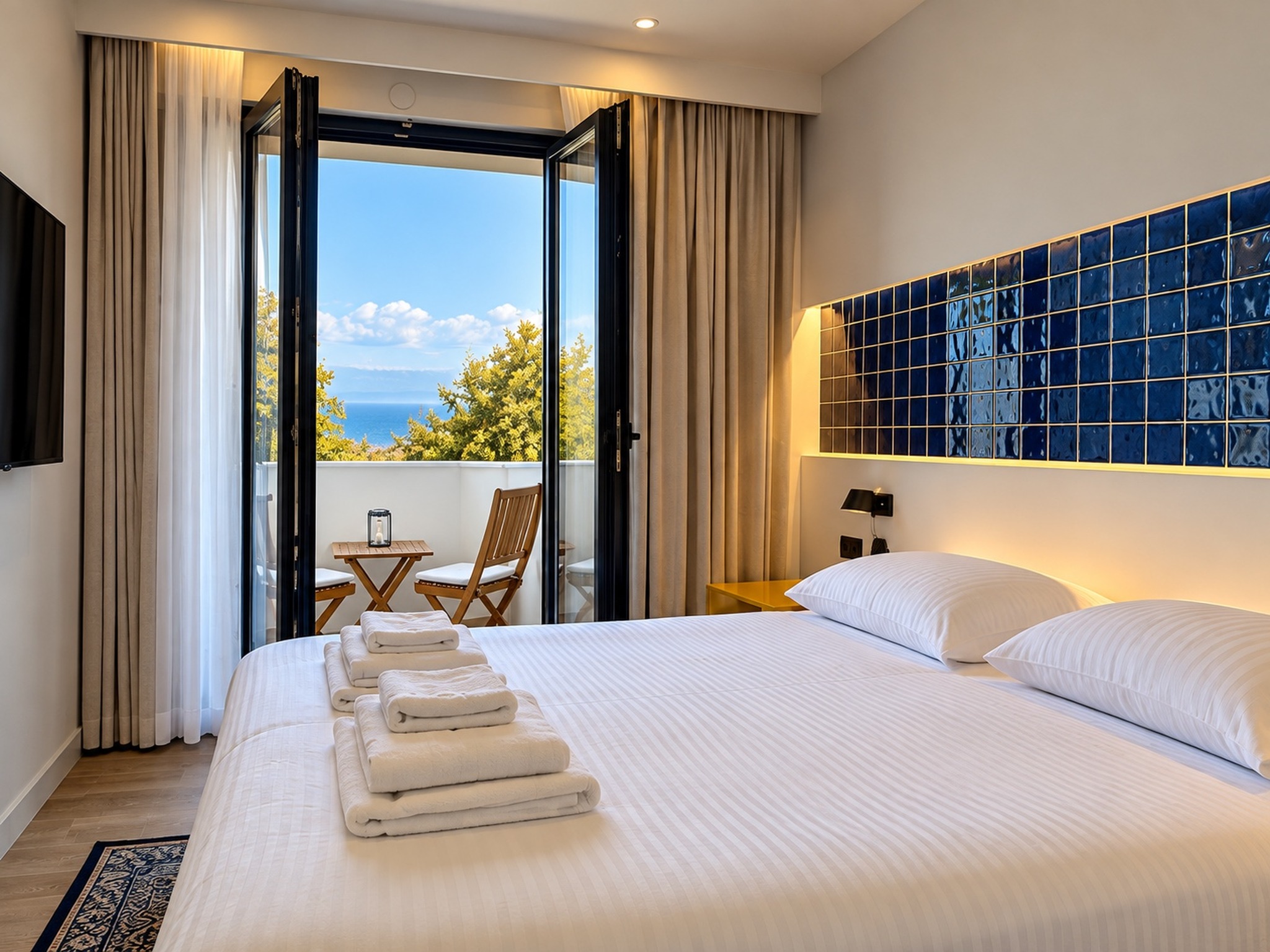 Aetheria Resort Sea View Suite with Aegean Sea view in Therma, Samothrace